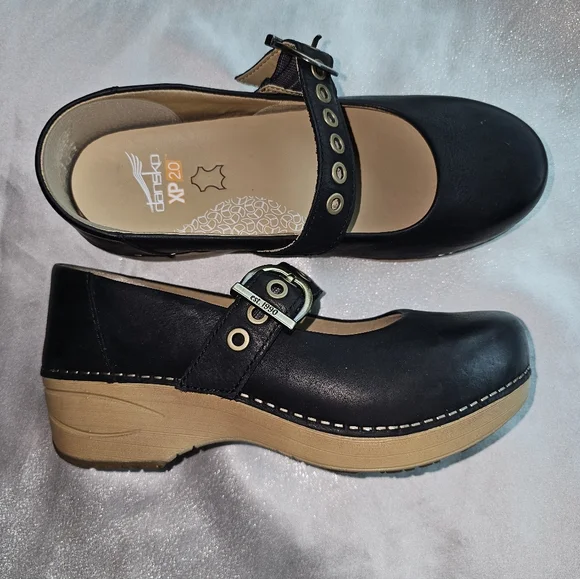 Dansko Women's XP 2.0 Mary Jane Clog in Black Sz EU36/US5.5-6 - Picture 9 of 12